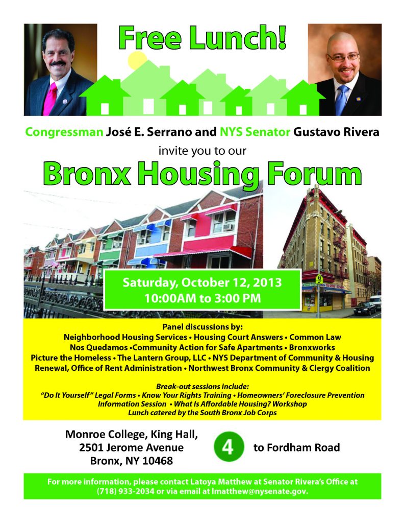 Final Flyer Bronx Housing Forum_Page_1 Banana Kelly CIA Inc